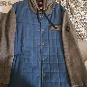 686 Blue and Gray Men's Jacket